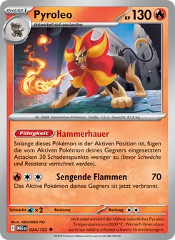 Pyroleo, Karte 024 aus Mega-Entwicklung
