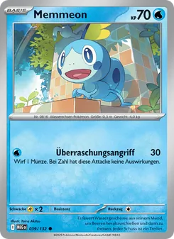 Memmeon, Karte 039 aus Mega-Entwicklung