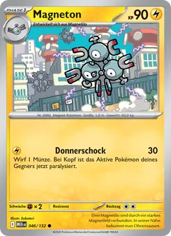 Magneton, Karte 046 aus Mega-Entwicklung