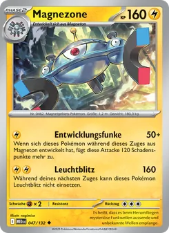 Magnezone, Karte 047 aus Mega-Entwicklung