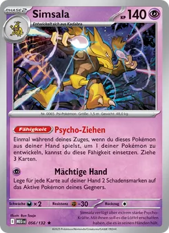 Simsala, Karte 056 aus Mega-Entwicklung