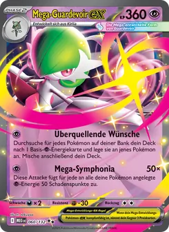 Mega-Guardevoir-ex, Karte 060 aus Mega-Entwicklung