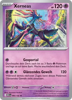 Xerneas, Karte 064 aus Mega-Entwicklung