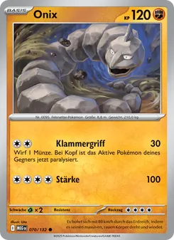 Onix, Karte 070 aus Mega-Entwicklung