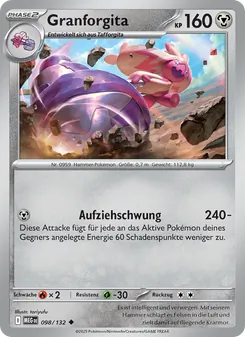 Granforgita, Karte 098 aus Mega-Entwicklung