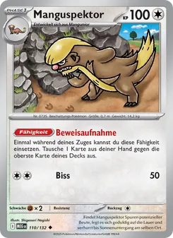 Manguspektor, Karte 110 aus Mega-Entwicklung