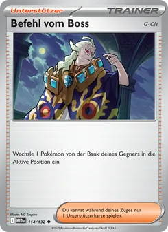 Befehl vom Boss, Karte 114 aus Mega-Entwicklung