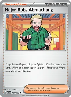 Major Bobs Abmachung, Karte 120 aus Mega-Entwicklung