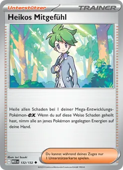 Heikos Mitgefühl, Karte 132 aus Mega-Entwicklung