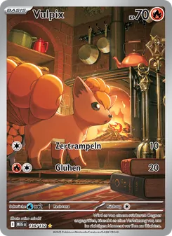 Vulpix, Karte 138 aus Mega-Entwicklung