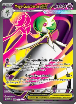 Mega-Guardevoir-ex, Karte 159 aus Mega-Entwicklung