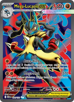 Mega-Lucario-ex, Karte 160 aus Mega-Entwicklung