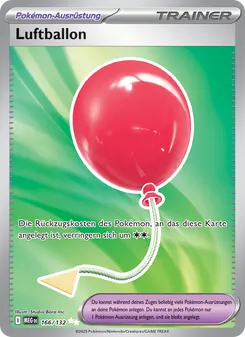Luftballon, Karte 166 aus Mega-Entwicklung