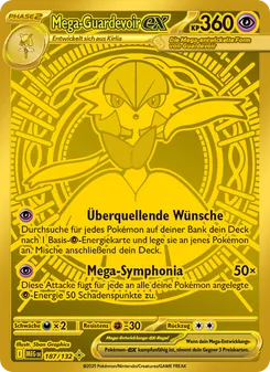 Mega-Guardevoir-ex, Karte 187 aus Mega-Entwicklung