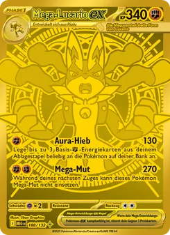 Mega-Lucario-ex, Karte 188 aus Mega-Entwicklung