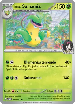 Erikas Sarzenia, Karte 006 aus Erhabene Helden