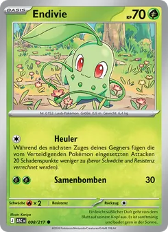 Endivie, Karte 008 aus Erhabene Helden