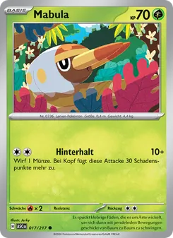 Mabula, Karte 017 aus Erhabene Helden