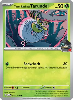Team Rockets Tarundel, Karte 018 aus Erhabene Helden