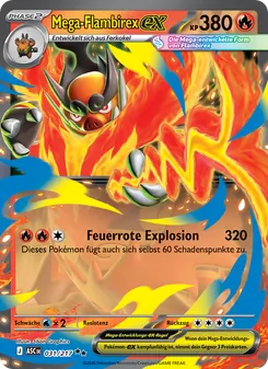Mega-Flambirex-ex, Karte 031 aus Erhabene Helden