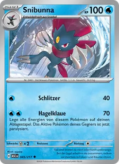 Snibunna, Karte 045 aus Erhabene Helden