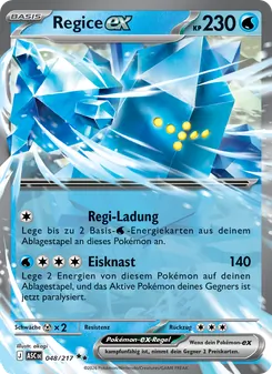 Regice-ex, Karte 048 aus Erhabene Helden