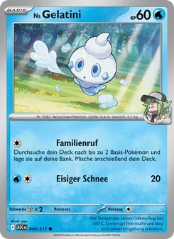 Ns Gelatini, Karte 049 aus Erhabene Helden