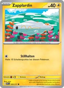 Zapplardin, Karte 059 aus Erhabene Helden