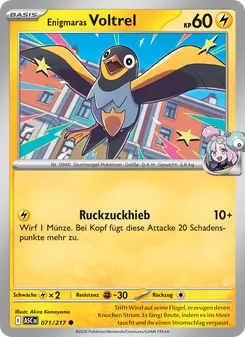 Enigmaras Voltrel, Karte 071 aus Erhabene Helden