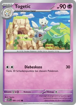 Togetic, Karte 081 aus Erhabene Helden