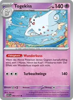 Togekiss, Karte 082 aus Erhabene Helden