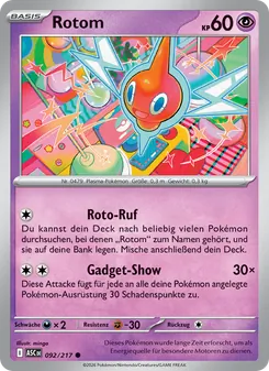 Rotom, Karte 092 aus Erhabene Helden