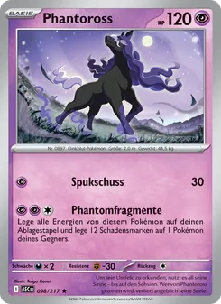 Phantoross, Karte 098 aus Erhabene Helden
