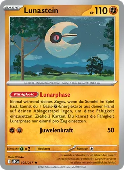 Lunastein, Karte 105 aus Erhabene Helden