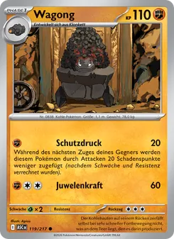 Wagong, Karte 119 aus Erhabene Helden