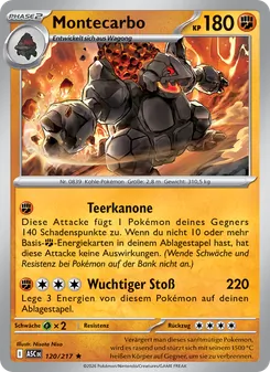 Montecarbo, Karte 120 aus Erhabene Helden