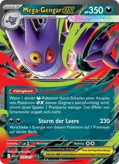 Mega-Gengar-ex, Karte 125 aus Erhabene Helden