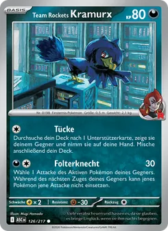 Team Rockets Kramurx, Karte 126 aus Erhabene Helden