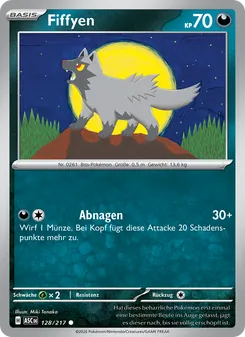 Fiffyen, Karte 128 aus Erhabene Helden