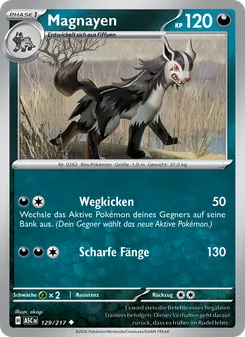 Magnayen, Karte 129 aus Erhabene Helden