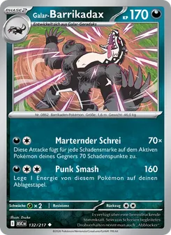 Galar-Barrikadax, Karte 132 aus Erhabene Helden