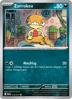 Zurrokex, Karte 134 aus Erhabene Helden