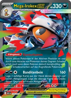 Mega-Irokex-ex, Karte 135 aus Erhabene Helden