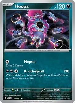 Hoopa, Karte 141 aus Erhabene Helden