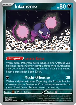 Infamomo, Karte 143 aus Erhabene Helden