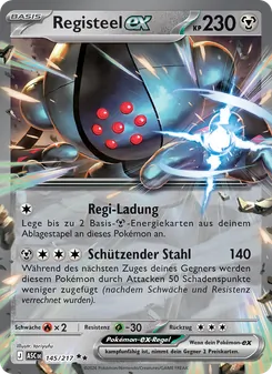 Registeel-ex, Karte 145 aus Erhabene Helden