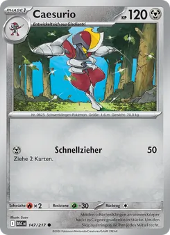 Caesurio, Karte 147 aus Erhabene Helden