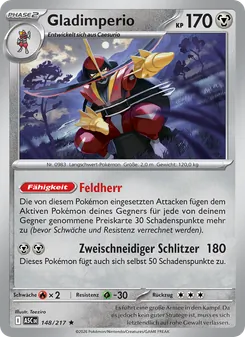 Gladimperio, Karte 148 aus Erhabene Helden