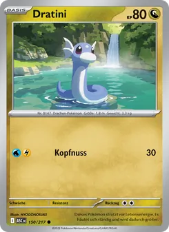 Dratini, Karte 150 aus Erhabene Helden