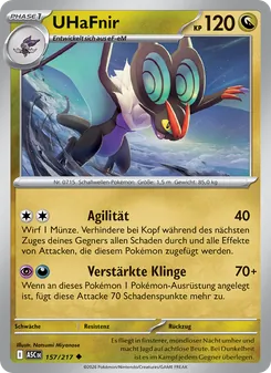 UHaFnir, Karte 157 aus Erhabene Helden